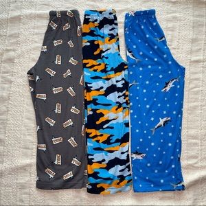 Bundle of 3 Boys Pajama Pants (6/7)